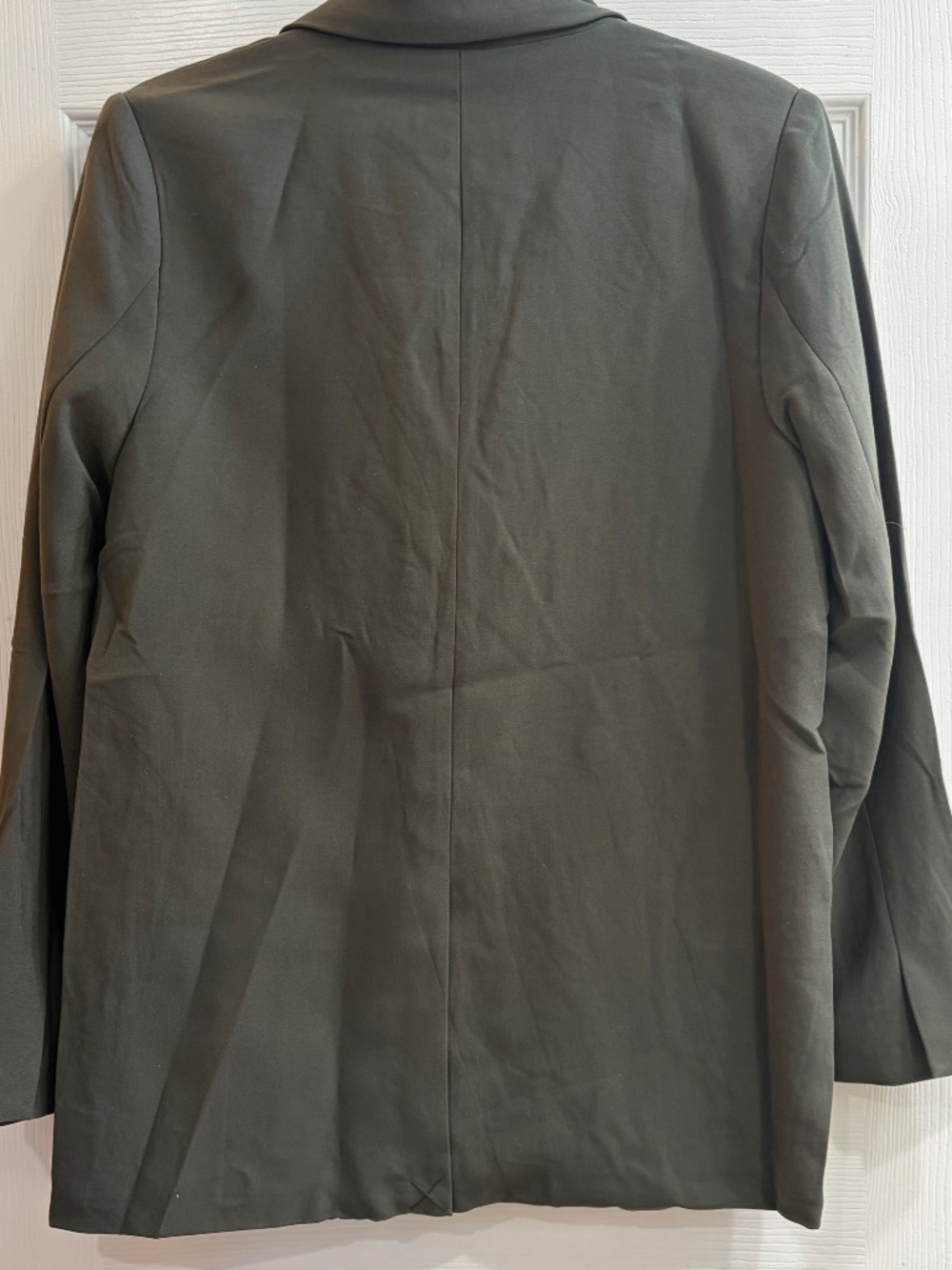 New Promesa 2 Button Oversized Suit Coat Jacket in Sage Green 2 Button Blazer - Picture 6 of 7
